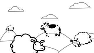 Sheep VS Cow  rap battle of death Beep Beep im a Sheep [upl. by Ruy]