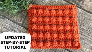 CROCHET PUMPKIN PATCH STITCH TUTORIAL  Updated 2021 Fall Crochet Pattern [upl. by Nuarb305]