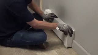 Baseboard Heater Cover Installation [upl. by Ami]