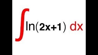 integration of ln2x1 [upl. by Lewiss]