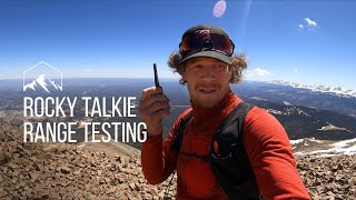 Understanding Walkie Talkie Range – Rocky Talkie Range Testing [upl. by Amsa]