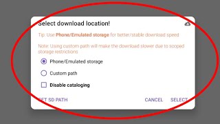 How to Select Download location In 1DM App [upl. by Annas726]