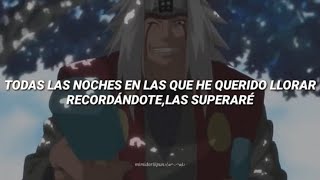 Naruto Shippuden Opening 7 Toumei Datta Sekai Sub español Jiraiya amp Naruto momentos [upl. by Eillek]