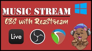 How to stream your music with OBS using ReaStream [upl. by Everrs487]