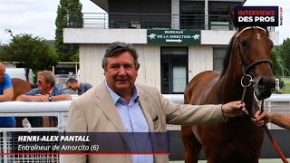 HENRI ALEX PANTALL  ENTRAÎNEUR DE AMORCITA  QUINTÉ DU JEUDI 29 AOÛT À PARISLONGCHAMP [upl. by Lundell]