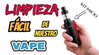 Cómo limpiar tu VAPE  Fácil y rápido  2023  kit inicio [upl. by Aihsenad]