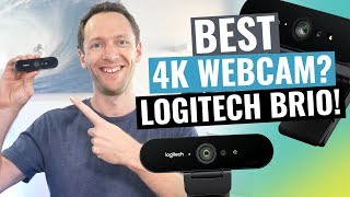 Logitech Brio Review Best 4K Webcam [upl. by Dalpe]