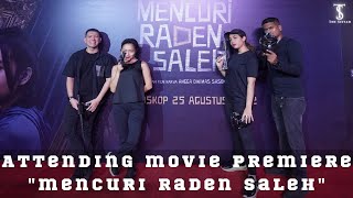 MENCURI RADEN SALEH MOVIE PREMIERE  The Sistah [upl. by Idhem208]