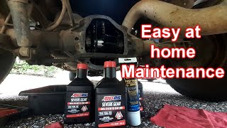 How to 01 Ram 3500 Differential Fluid Change [upl. by Ahsenrad]