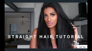 Tutorial Straight Hair  Liscio perfetto e anti crespo in 10 minuti [upl. by Pomona]