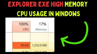 How to Fix Explorerexe High Memory and CPU Usage in Windows 11 [upl. by Cissie621]