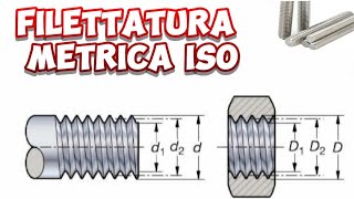 Filettatura metrica ISO meccanicando [upl. by Yelekalb30]