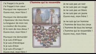 Lecture diction  Lhomme qui te ressemble  page  57  unité 2  parcours français  6ème AEP [upl. by Hanson]