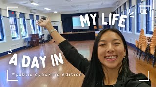 day in the life of a psychologist  NEW JOB amp public speaking anxiety [upl. by Eecyac]