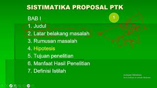 SISTEMATIKA PENULISAN PROPOSAL PENELITIAN TINDAKAN KELAS [upl. by Eimmaj859]