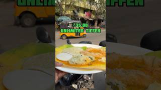 ₹35 ku unlimited Tiffen😍 jjthirai food chennaifoodreview foodie chennaifoodvlog streetfood [upl. by Vachill]