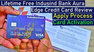 Indusind Bank Aura Edge Platinum Visa Credit Card Review  Indusind Bank Lifetime FREE Credit Card [upl. by Shepley]