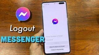 How To Logout From Facebook Messenger On Android Easy And Fast 2021 [upl. by Perpetua]