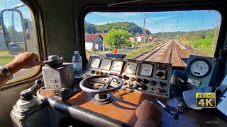 Locomotive ASEA ŽRS class 441  driving the train  train driver view 4K [upl. by Varian202]