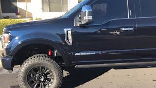 2021 Ford f350 platinum tremor with 25 inch leveling kit [upl. by Aihseym762]