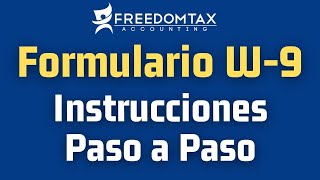 Cómo Llenar El Formulario W9 del IRS Instrucciones Paso a Paso [upl. by Eleanore848]