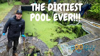 Cleaning Grandmas Filthiest Pool Incredible Transformation [upl. by Dom143]