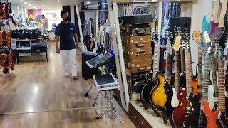 Cheapest Musical Instruments Market Exploring Vlog🎶 Guitars Keyboard Tabla Sitar Harmonium❤️ [upl. by Adiol733]