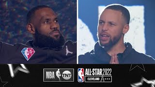 Steph Got Booed amp The Kings Return  Team Durant amp Team LeBron Introduced at AllStar  NBA on TNT [upl. by Enneirda]