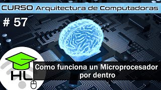 57 Arquitectura de computadoras Como funciona un Microprocesador por dentro [upl. by Gail]