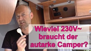 Wieviel 230V braucht der autarke Camper  Dometic Wechselrichter im Test [upl. by Howie]