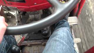 Massey Ferguson 135 Shifting gears while moving [upl. by Ferrell]