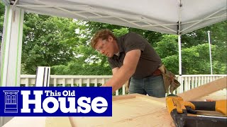 How to Build a Laminate Counter  This Old House [upl. by Ellerrehc560]