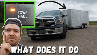 RAM 1500 TOWHAUL Button Function  What Does It ACTUALLY Do In TowHaul Mode [upl. by Lletnuahs]