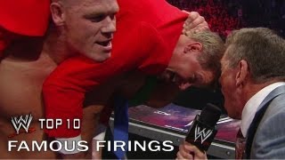 Famous Firings  WWE Top 10 [upl. by Anisor451]