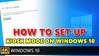 How to set up Kiosk Mode on Windows 10 how to run only one app on Windows 10 [upl. by Almund]