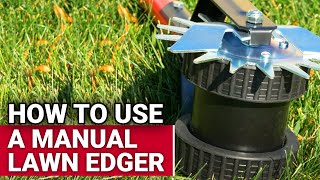 How To Use A Manual Lawn Edger  Ace Hardware [upl. by Nagear]