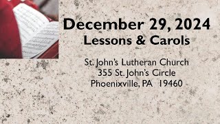 Worship Service 29 December 2024 live Christmas 1C St Johns Lutheran Church [upl. by Malina]