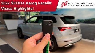 2022 ŠKODA Karoq Facelift  Visual Review [upl. by Maddie]