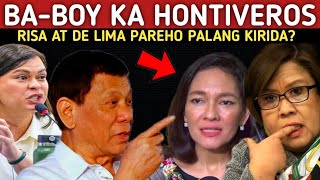 BAHO NI HONTIVEROS AT DE LIMA UMAALINGASAW PAREHO PALA NAKIAPID SA MAYASAWA [upl. by Anihpled]