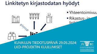 Kuvailun tiedotuspäivä 2952024 LKDprojektin kuulumiset  Kansalliskirjasto [upl. by Rillings]