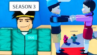 Roblox Squid Game Funny Moments SEASON 3 [upl. by Bagger]