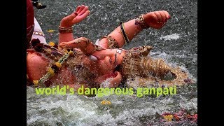 worlds dangerous ganpati visarjan 2021 [upl. by Llehcnom194]