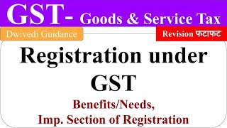 Registration Under GST Goods and Service Tax GST benefit of gst registration GST Registration [upl. by Fein]