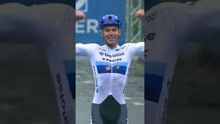 Thibau Nys powers to his first victory as European champion homeofcycling cyclocross [upl. by Llenart]