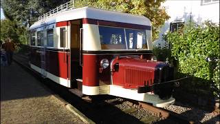 Museum Buurtspoorweg in Haaksbergen  Meerijden met de Wismar Railbus T1 2017 [upl. by Ylehsa]