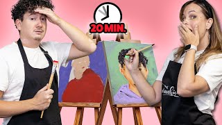 20 MINUTEN ART BATTLE  Schilderen Challenge met Rick [upl. by Mak]