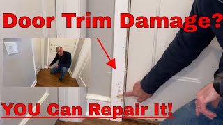 How To Repair Door Trim [upl. by Romain51]