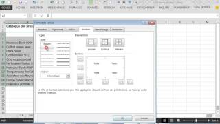 Apprendre Excel  Créer un Catalogue de prix [upl. by Ertha]
