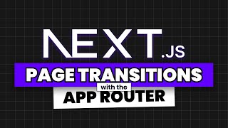 How To Add Page Transitions To NextJS 14 including Exit Animations [upl. by Julietta814]