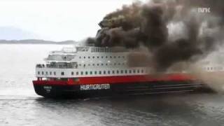 MS Nordlys Cruise Ship Fire [upl. by Nos]